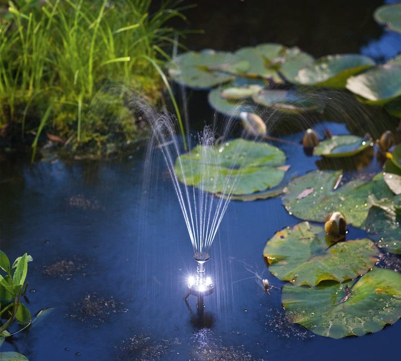 ASC Solar Water Pump Kit for Fountain Pool and Pond (1.6W Battery/Timer LED) - Image 4